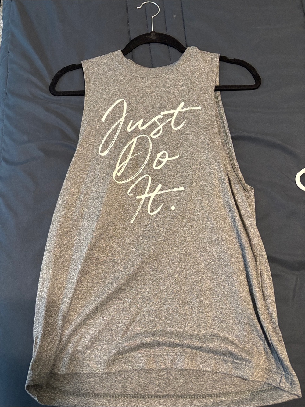 Nike Gray Women's 'Just Do It.' Tank